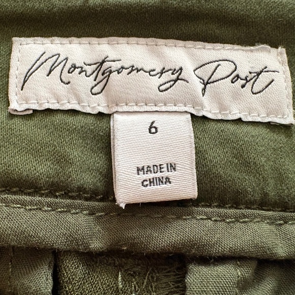 Montgomery Post Size 6 Olive Green Brooklyn Mid Rise Bootcut Pant - Picture 6 of 6